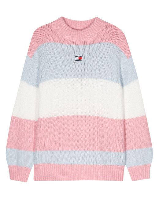 Tommy Jeans colourblock chunky-knit jumper