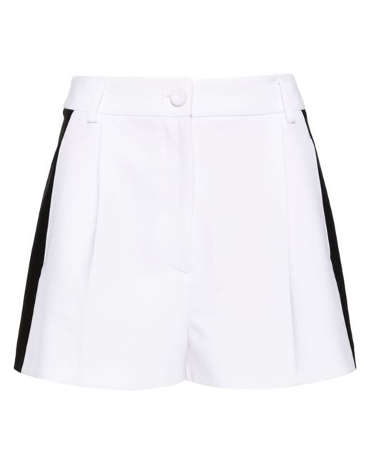 Moschino stripe-detail tailored shorts