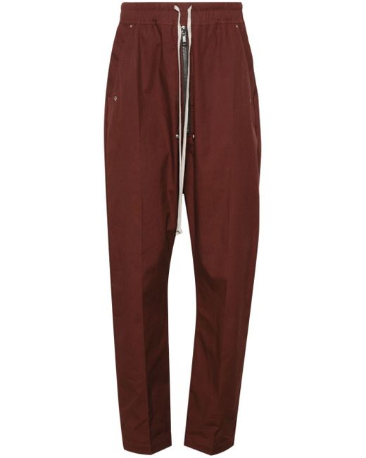 Rick Owens Bela drop-crotch tapered trousers