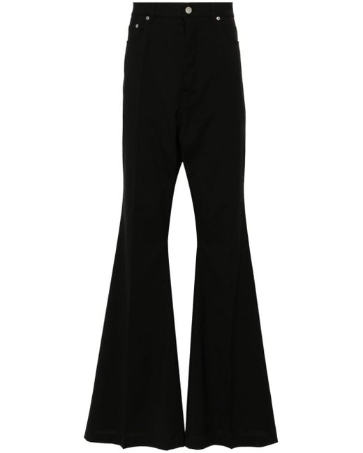 Rick Owens Bolan high-waist bootcut trousers
