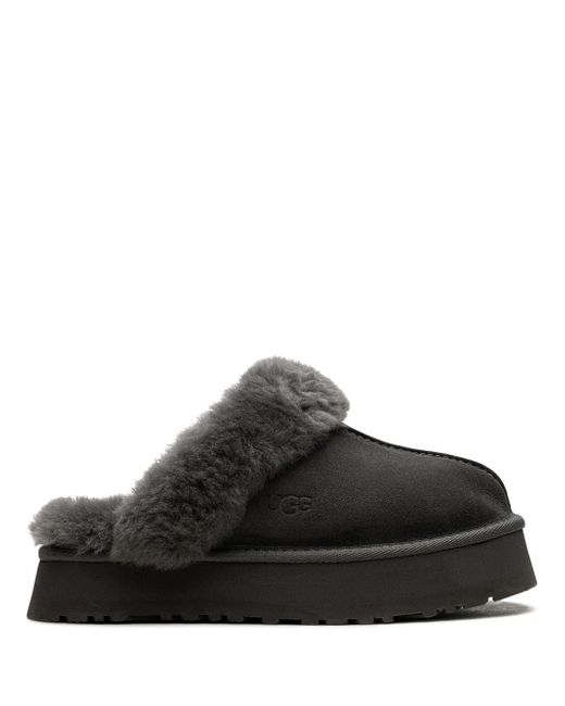 Ugg Disquette shearling platform slippers