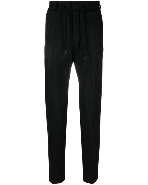 Karl Lagerfeld drawstring textured trousers