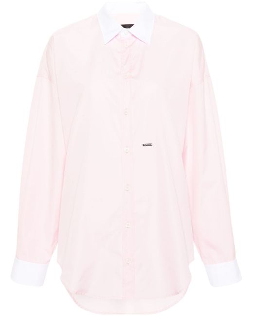 Dsquared2 contrasting-collar shirt