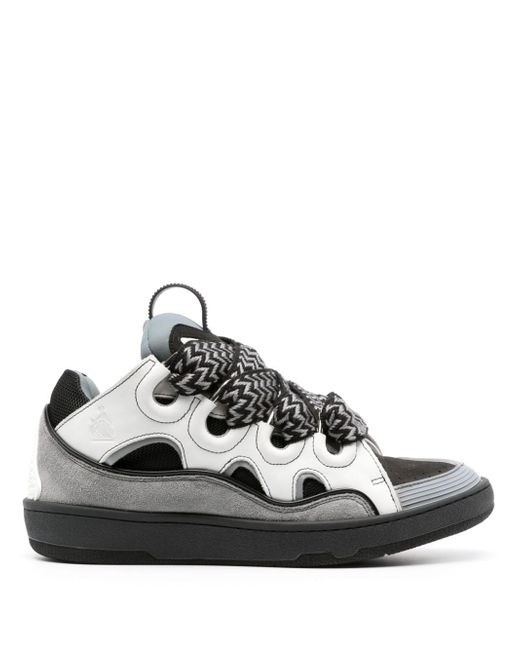Lanvin Curb leather sneakers