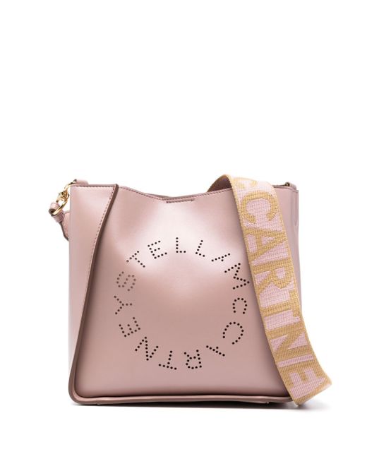 Stella McCartney perforated-logo shoulder bag