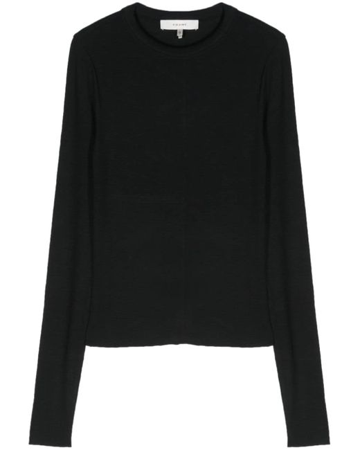 Frame crew-neck long-sleeve sweatshirt