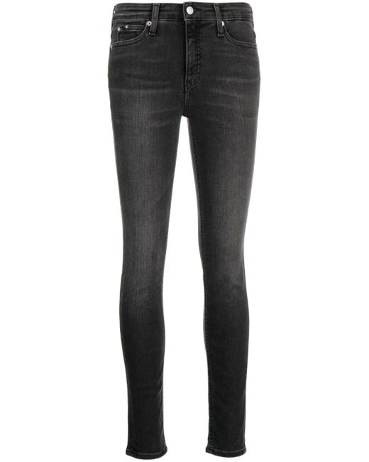 Calvin Klein Jeans mid-rise skinny jeans