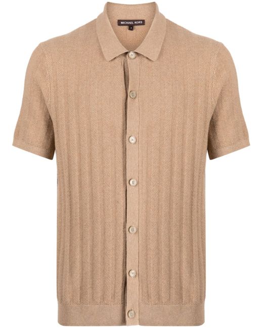 Michael Kors fine-knit short-sleeve shirt