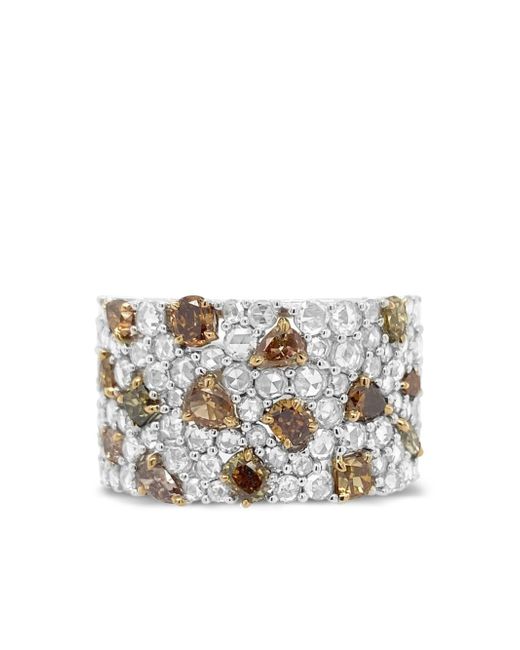 HYT Jewelry 18kt gold diamond chunky ring