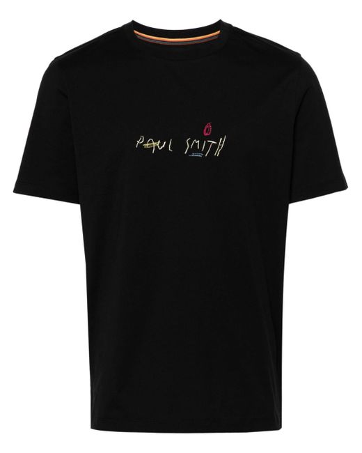 Paul Smith logo-print organic-cotton T-shirt