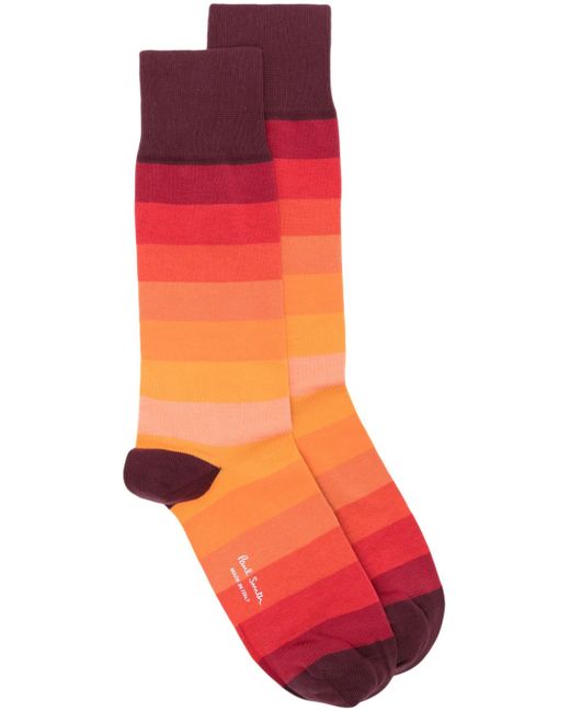 Paul Smith Erwin Stripe cotton-blend socks