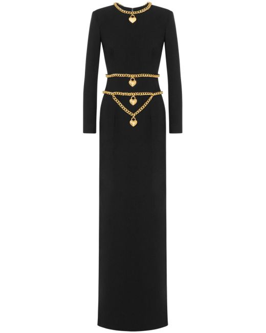 Moschino Chain Heart gown