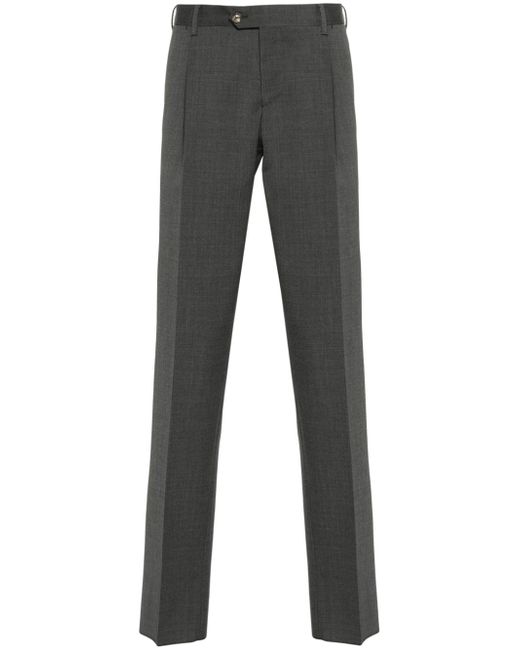 Lardini pressed-crease tailored trousers
