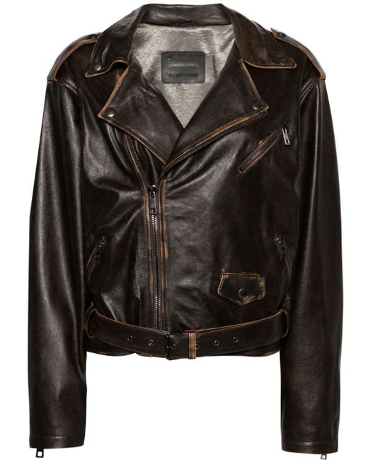 Giorgio Brato faded leather jacket
