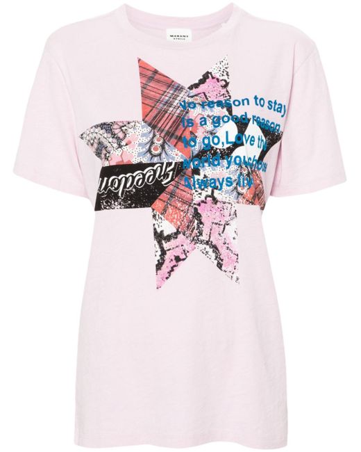 marant étoile Zewel graphic-print T-shirt