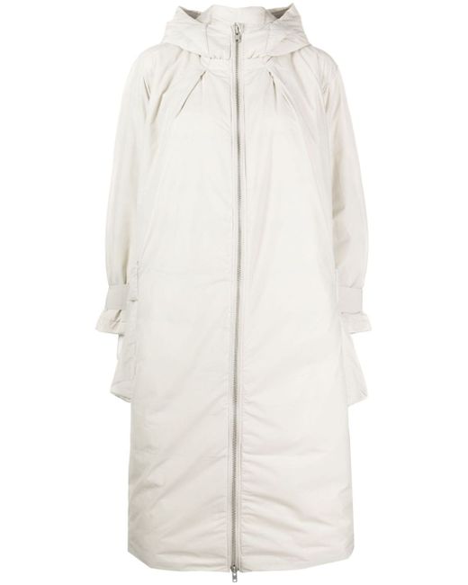 Jnby hooded down-filled coat