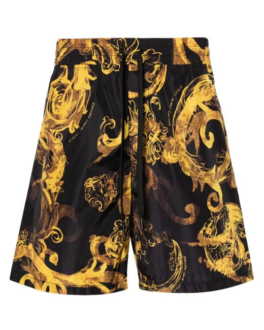 Versace Jeans Couture Baroccoflage-print elasticated-waistband shorts