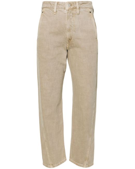 Lemaire Twisted high-rise straight-leg jeans