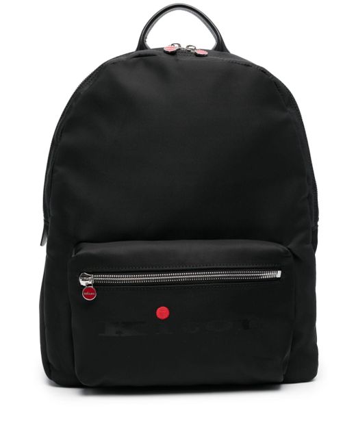Kiton logo-print backpack