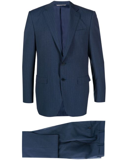 Canali pinstripe-pattern single-breasted suit