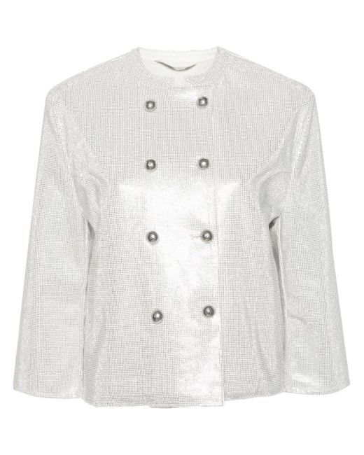 Ermanno Scervino rhinestone-embellished denim jacket