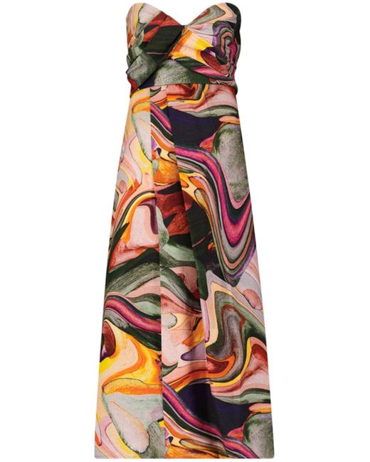 Mara Hoffman Yara abstract-print midi dress