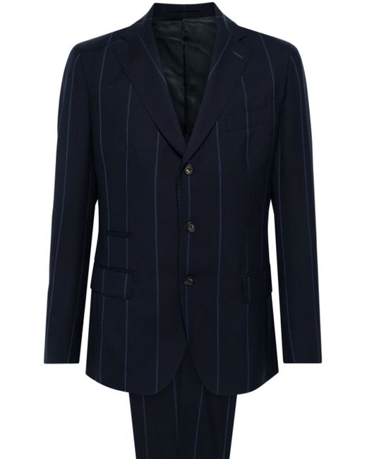 Eleventy pinstripe single-breasted suit