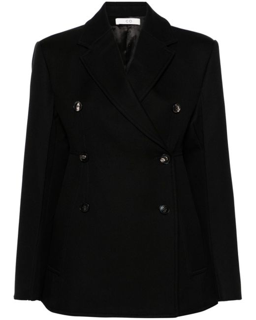 Co notched-lapels double-breasted blazer