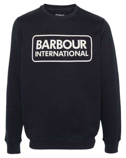 Barbour International logo-print cotton sweatshirt