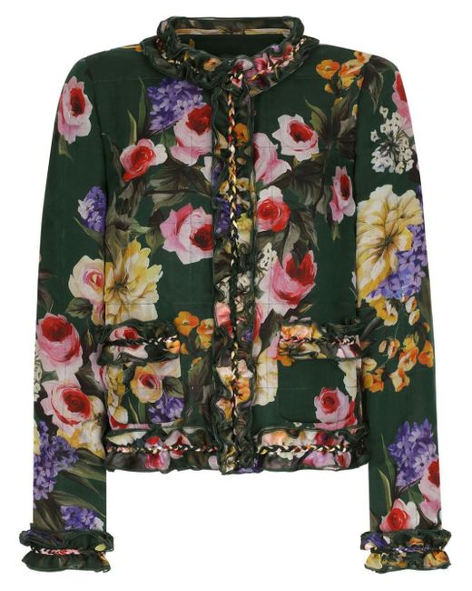 Dolce & Gabbana floral-print jacket
