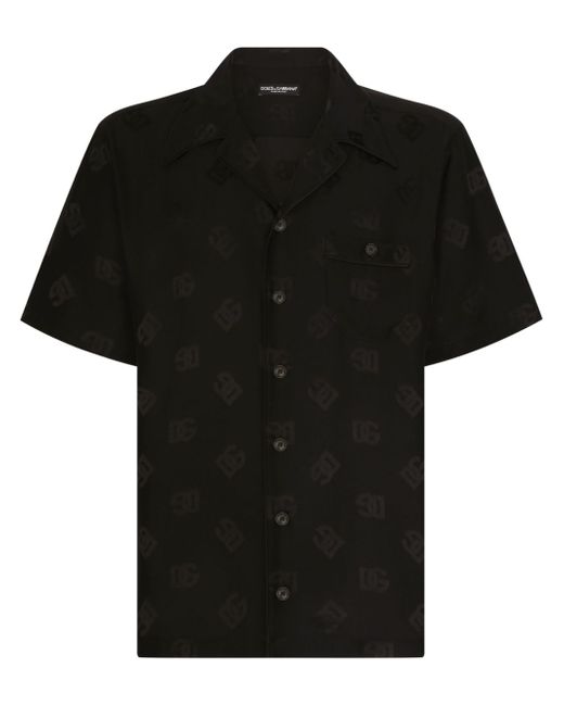 Dolce & Gabbana DG monogram-jacquard shirt