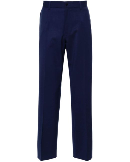 Dolce & Gabbana twill tailored-cut trousers