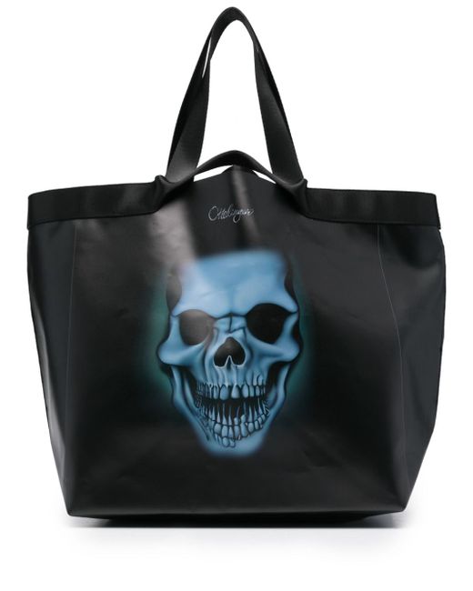 Ottolinger large skull-print tote bag