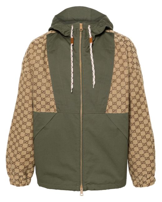 Gucci GG canvas hooded jacket
