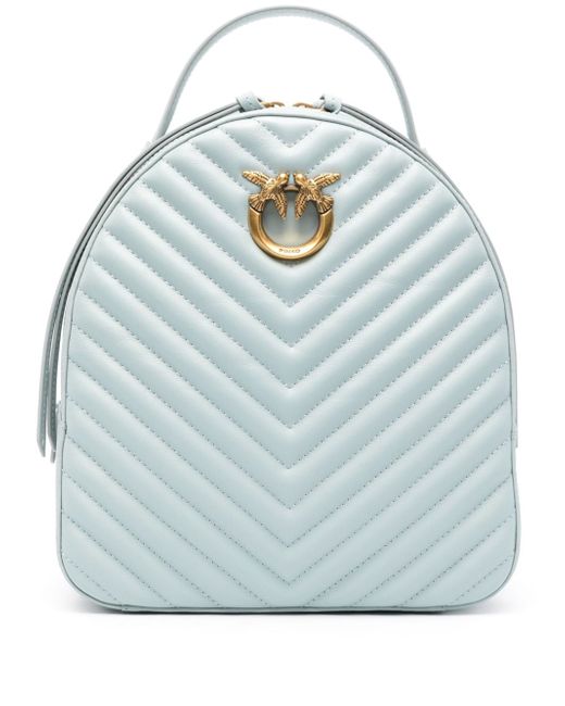 Pinko Love quilted leather backpack