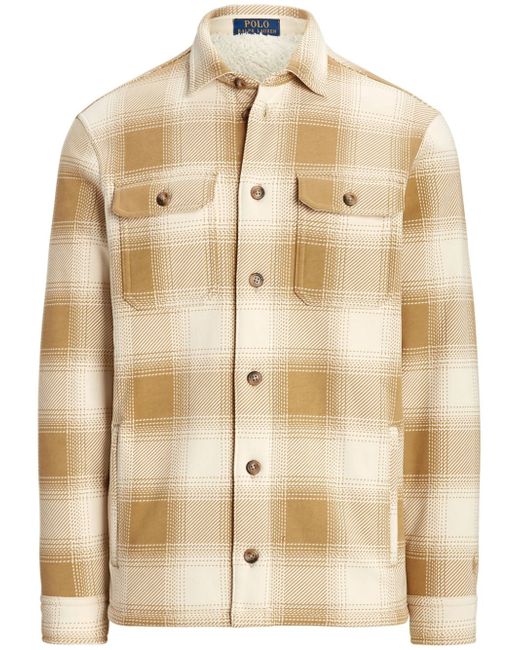 Polo Ralph Lauren two-tone plaid shirt