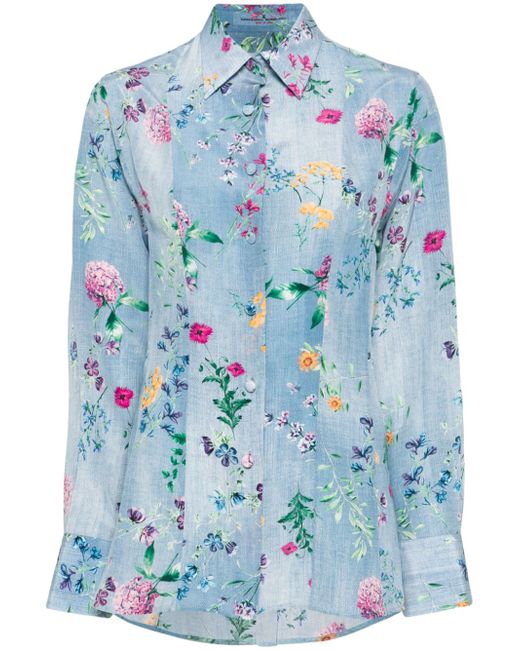 Ermanno Scervino floral-print shirt