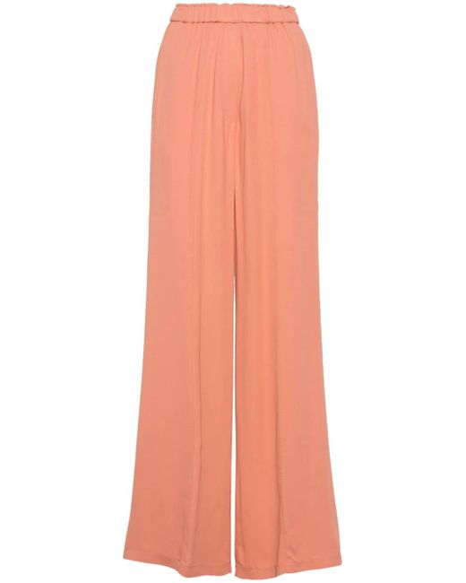 Forte-Forte ruched wide-leg trousers