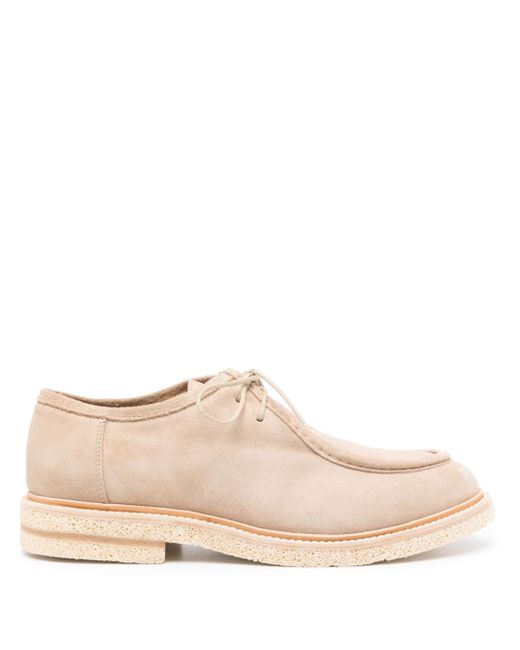 Eleventy lace-up suede Derby shoes
