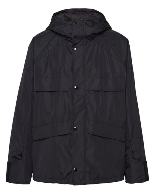 Prada technical lightweight hooded jacket