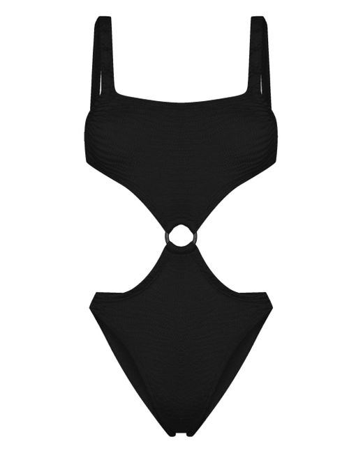 Paramidonna Olivia cut-out crinkled swimsuit