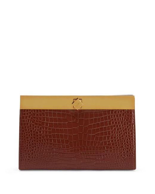 Giuseppe Zanotti Design Tanaya crocodile-effect clutch bag
