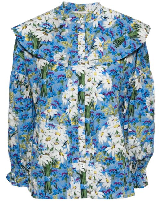 Batsheva x Laura Ashley Swansea floral blouse