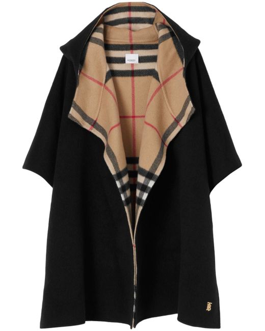 Burberry reversible hooded cape