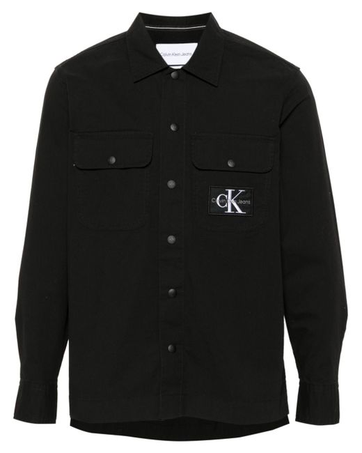 Calvin Klein Jeans logo-appliqué ripstop shirt