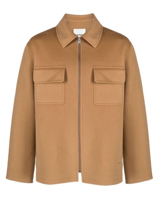 Sandro wool-blend shirt jacket