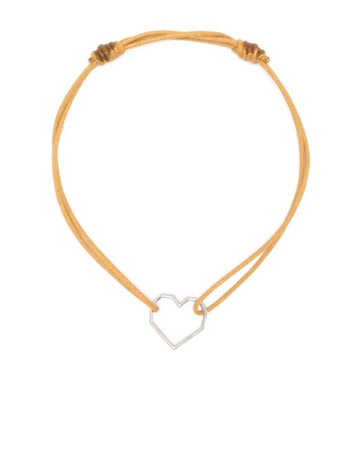 Aliita 9kt white gold Corazon bracelet