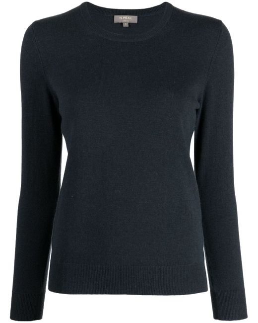 N.Peal ribbed-knit cashmere jumper