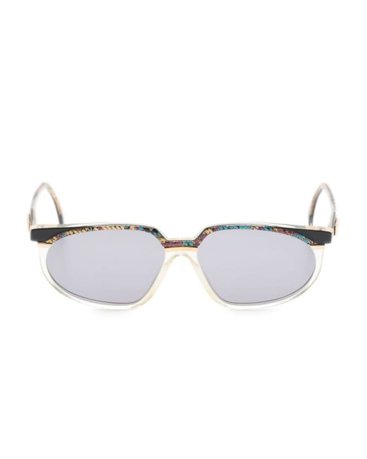 Cazal graphic-print square-frame sunglasses