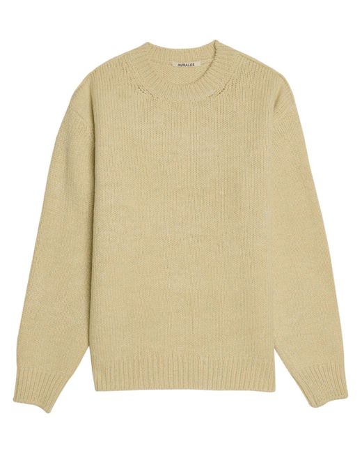 Auralee chunky-knit jumper